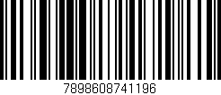 Código de barras (EAN, GTIN, SKU, ISBN): '7898608741196'