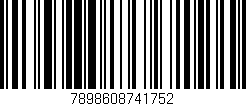 Código de barras (EAN, GTIN, SKU, ISBN): '7898608741752'