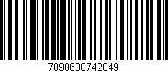 Código de barras (EAN, GTIN, SKU, ISBN): '7898608742049'