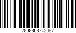 Código de barras (EAN, GTIN, SKU, ISBN): '7898608742087'