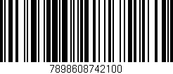 Código de barras (EAN, GTIN, SKU, ISBN): '7898608742100'