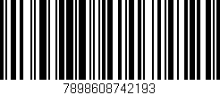 Código de barras (EAN, GTIN, SKU, ISBN): '7898608742193'
