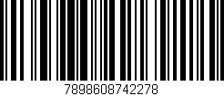 Código de barras (EAN, GTIN, SKU, ISBN): '7898608742278'