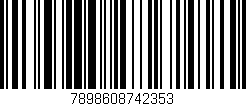 Código de barras (EAN, GTIN, SKU, ISBN): '7898608742353'