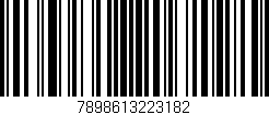 Código de barras (EAN, GTIN, SKU, ISBN): '7898613223182'