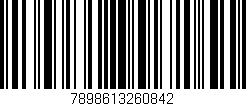 Código de barras (EAN, GTIN, SKU, ISBN): '7898613260842'