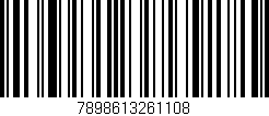 Código de barras (EAN, GTIN, SKU, ISBN): '7898613261108'