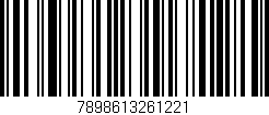 Código de barras (EAN, GTIN, SKU, ISBN): '7898613261221'