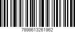 Código de barras (EAN, GTIN, SKU, ISBN): '7898613261962'