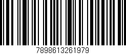 Código de barras (EAN, GTIN, SKU, ISBN): '7898613261979'