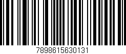 Código de barras (EAN, GTIN, SKU, ISBN): '7898615630131'
