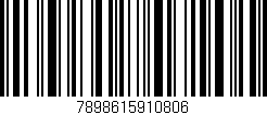 Código de barras (EAN, GTIN, SKU, ISBN): '7898615910806'