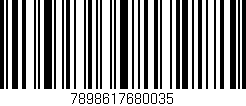 Código de barras (EAN, GTIN, SKU, ISBN): '7898617680035'