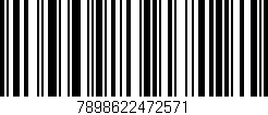 Código de barras (EAN, GTIN, SKU, ISBN): '7898622472571'