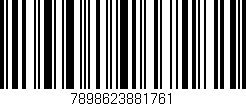 Código de barras (EAN, GTIN, SKU, ISBN): '7898623881761'