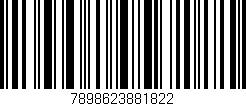 Código de barras (EAN, GTIN, SKU, ISBN): '7898623881822'