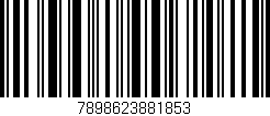 Código de barras (EAN, GTIN, SKU, ISBN): '7898623881853'