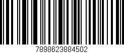 Código de barras (EAN, GTIN, SKU, ISBN): '7898623884502'