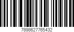 Código de barras (EAN, GTIN, SKU, ISBN): '7898627765432'