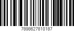 Código de barras (EAN, GTIN, SKU, ISBN): '7898627810187'