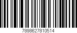 Código de barras (EAN, GTIN, SKU, ISBN): '7898627810514'