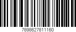 Código de barras (EAN, GTIN, SKU, ISBN): '7898627811160'