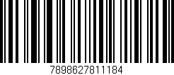 Código de barras (EAN, GTIN, SKU, ISBN): '7898627811184'