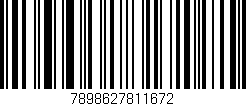 Código de barras (EAN, GTIN, SKU, ISBN): '7898627811672'