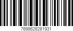Código de barras (EAN, GTIN, SKU, ISBN): '7898628281931'