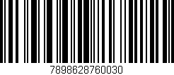 Código de barras (EAN, GTIN, SKU, ISBN): '7898628760030'
