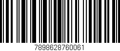 Código de barras (EAN, GTIN, SKU, ISBN): '7898628760061'