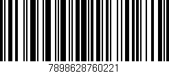 Código de barras (EAN, GTIN, SKU, ISBN): '7898628760221'
