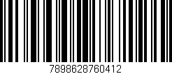 Código de barras (EAN, GTIN, SKU, ISBN): '7898628760412'