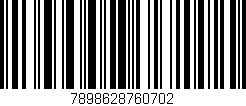 Código de barras (EAN, GTIN, SKU, ISBN): '7898628760702'