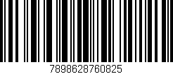 Código de barras (EAN, GTIN, SKU, ISBN): '7898628760825'