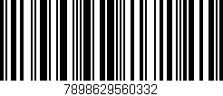 Código de barras (EAN, GTIN, SKU, ISBN): '7898629560332'
