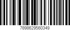 Código de barras (EAN, GTIN, SKU, ISBN): '7898629560349'