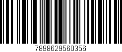 Código de barras (EAN, GTIN, SKU, ISBN): '7898629560356'