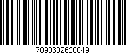 Código de barras (EAN, GTIN, SKU, ISBN): '7898632620849'