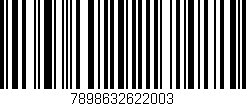Código de barras (EAN, GTIN, SKU, ISBN): '7898632622003'