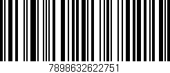 Código de barras (EAN, GTIN, SKU, ISBN): '7898632622751'