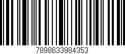 Código de barras (EAN, GTIN, SKU, ISBN): '7898633984353'