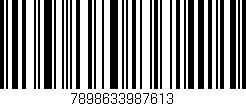 Código de barras (EAN, GTIN, SKU, ISBN): '7898633987613'