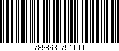 Código de barras (EAN, GTIN, SKU, ISBN): '7898635751199'