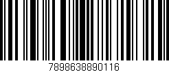 Código de barras (EAN, GTIN, SKU, ISBN): '7898638890116'