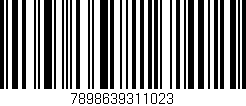 Código de barras (EAN, GTIN, SKU, ISBN): '7898639311023'