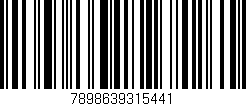 Código de barras (EAN, GTIN, SKU, ISBN): '7898639315441'