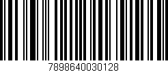 Código de barras (EAN, GTIN, SKU, ISBN): '7898640030128'