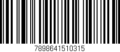 Código de barras (EAN, GTIN, SKU, ISBN): '7898641510315'