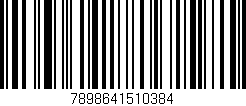 Código de barras (EAN, GTIN, SKU, ISBN): '7898641510384'